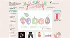 Desktop Screenshot of mummyiloveyou.com.au